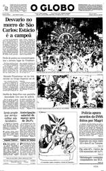 05 de Março de 1992, Primeira Página, página 1