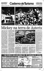 19 de Março de 1992, Turismo, página 1