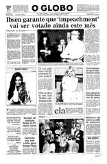 05 de Setembro de 1992, Primeira Página, página 1