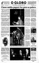 01 de Dezembro de 1992, Primeira Página, página 1