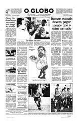 18 de Fevereiro de 1993, Primeira Página, página 1