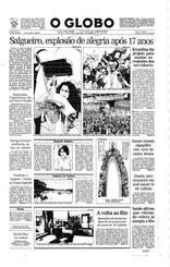 25 de Fevereiro de 1993, Primeira Página, página 1