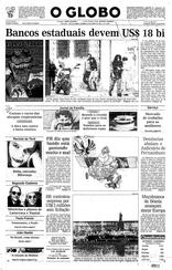 20 de Junho de 1993, Primeira Página, página 1