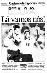 20 de Setembro de 1993, Esportes, página 1