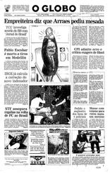 03 de Dezembro de 1993, Primeira Página, página 1