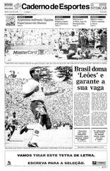 25 de Junho de 1994, Esportes, página 1