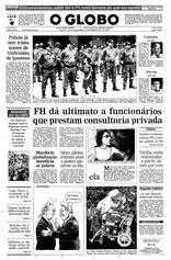 16 de Setembro de 1995, Primeira Página, página 1