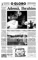 02 de Outubro de 1995, Primeira Página, página 1