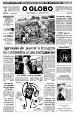14 de Outubro de 1995, Primeira Página, página 1