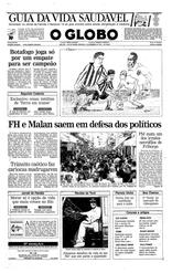 17 de Dezembro de 1995, Primeira Página, página 1