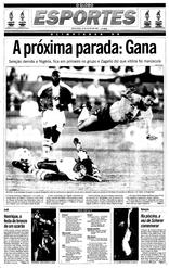 26 de Julho de 1996, Esportes, página 1