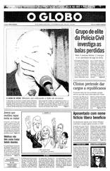 07 de Novembro de 1996, Primeira Página, página 1