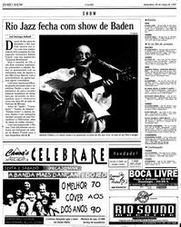 28 de Março de 1997, Rio Show, página 20