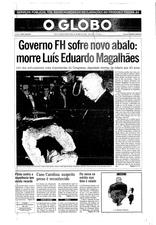 22 de Abril de 1998, Primeira Página, página 1