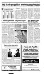 26 de Setembro de 2000, Economia, página 27