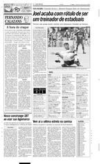 19 de Janeiro de 2001, Esportes, página 2