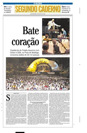 Página 1 - Edição de 27 de Agosto de 2001
