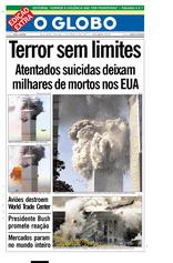 11 de Setembro de 2001, Extra, página 1