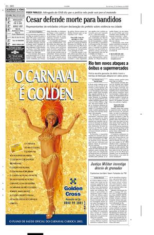 Página 18 - Edição de 27 de Fevereiro de 2003