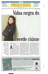 02 de Agosto de 2003, Prosa e Verso, página 1