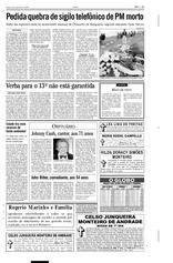 13 de Setembro de 2003, Rio, página 23