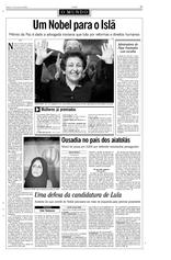 11 de Outubro de 2003, O Mundo, página 33