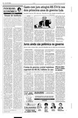 30 de Outubro de 2003, Economia, página 26