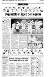12 de Novembro de 2005, Esportes, página 40
