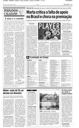20 de Dezembro de 2005, Esportes, página 33