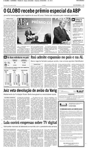 Página 25 - Edição de 25 de Abril de 2006