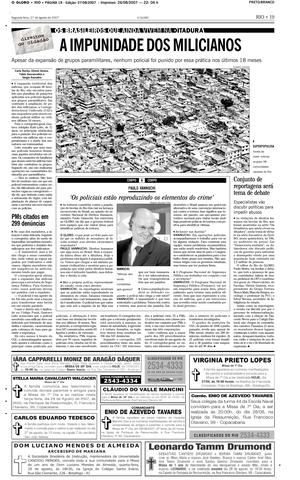Página 19 - Edição de 27 de Agosto de 2007