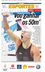 14 de Agosto de 2008, Esportes, página 1