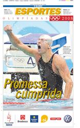 16 de Agosto de 2008, Esportes, página 1