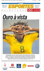 19 de Agosto de 2008, Esportes, página 1