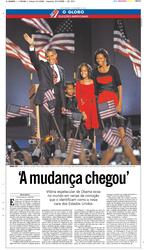 06 de Novembro de 2008, O Mundo, página 1