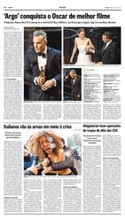 25 de Fevereiro de 2013, O Mundo, página 24