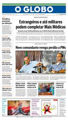 07 de Agosto de 2013, Primeira Pagina, página 1