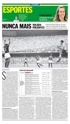 11 de Agosto de 2013, Esportes, página 1